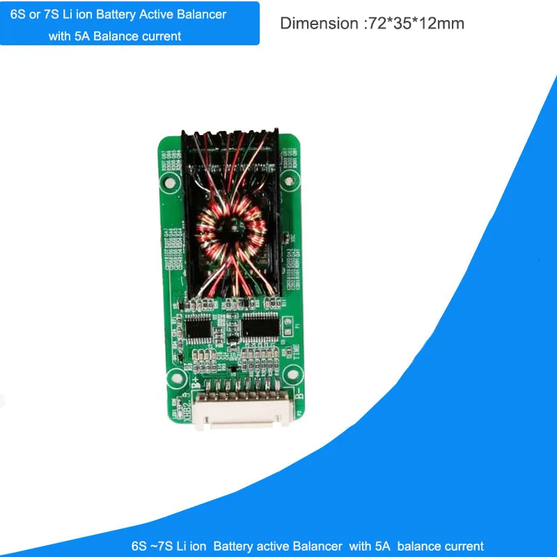

24V Battery Active Balancer and equalizer of 7S li ion Battery with 5A Balance Current