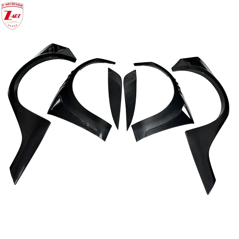 

Z-ART Model 3 Wide Fender Flare for Tesla Model 3 Dry Carbon Fiber Wide Body Kit for Tesla 3 2019-2023