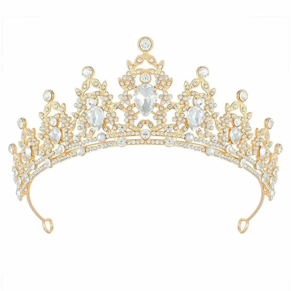 

Tiara Crown for Women, Headband Hair Accessories for Birthday Wedding Party Costume