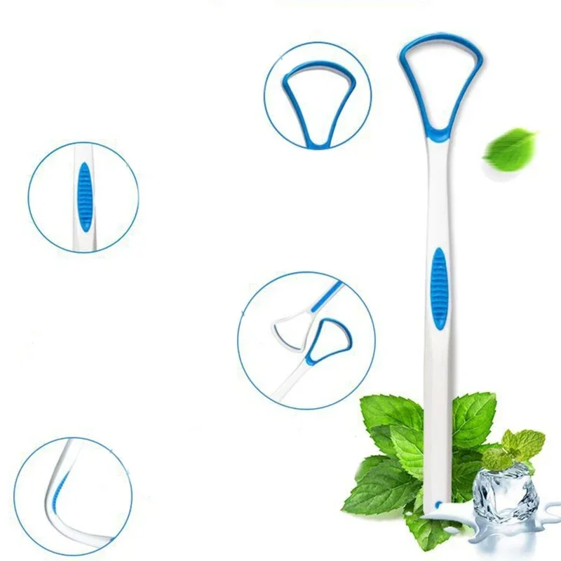 Zungenschaber-Reiniger für erwachsene Kinder, Zungenbürste für frischen Atem, Dental, beseitigt Mundgeruch in Sekunden, Mundpflege-Werkzeug – Detail 10