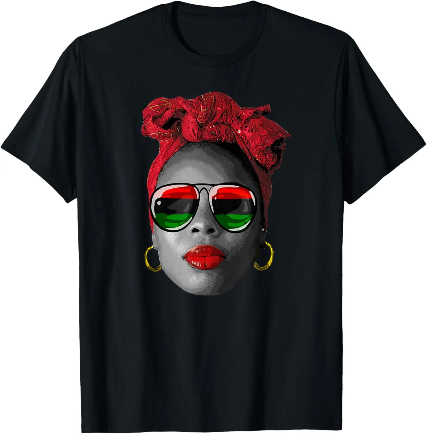 

Juneteenth Women Black History Outfit Dope Proud Afro T-Shirt