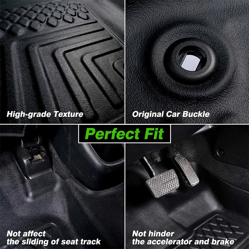 Custom Fit Car Interior Accessories TPE Floor Mat for 7-Seater 2017-2020 Land Rover Discovery 5 Trunk Cargo Mat Left Hand Drive