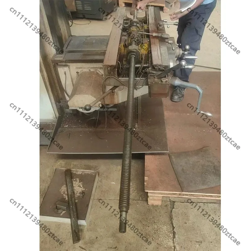 Vertical Knee‑type Milling Machine Lead Screw Nut Spare Parts X‑Axis Long Screw Rod Machine Tool Replacement Spare Parts