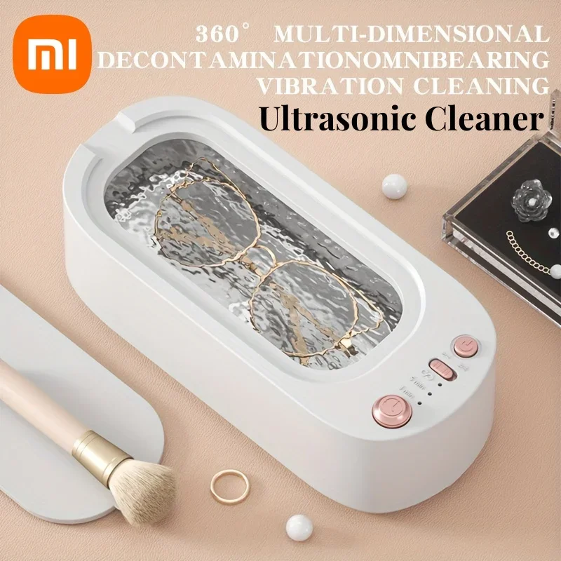 Xiaomi Ultrasonic Cleaner 50KHZ High Frequency Vibration  Convenient Multi-function Glasses Cleaning Machine Jewelry Watch