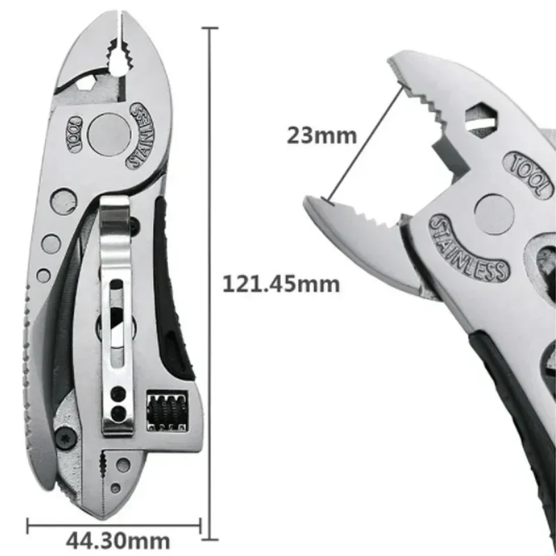 Multitool Pliers Pocket Knife Screwdriver Set Kit Adjustable Wrench Jaw Spanner Repair Outdoor Camping Survival Multi Tools