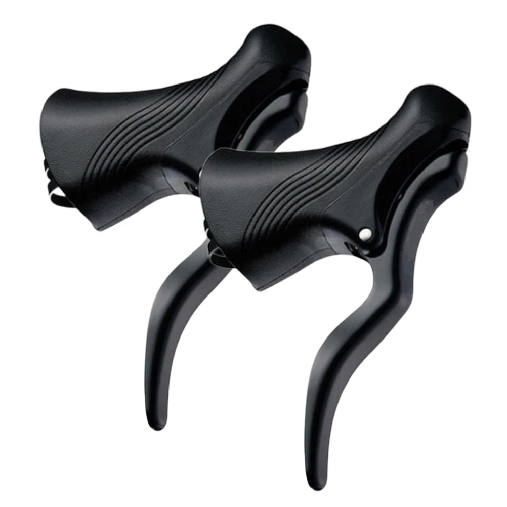 

2pcs Aluminum Alloy Brake Lever Mountain Bike Universal Brakes Resistant Replacement Easy Install Durable for Road