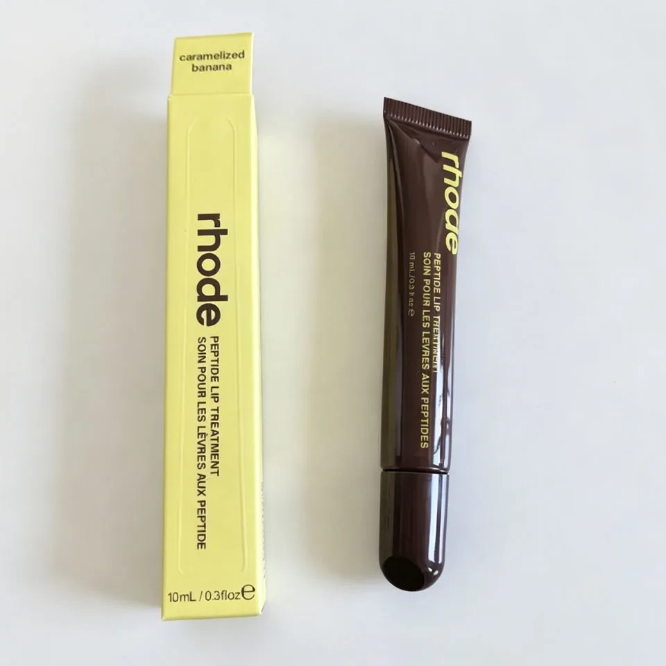 Hot Rhode Banana Peel Eye Mask Peptide Eye Prep 6 Paar Hydrogel Oogpatches Per Doos Caramelized Banana Ribbon Lipgloss Make-up