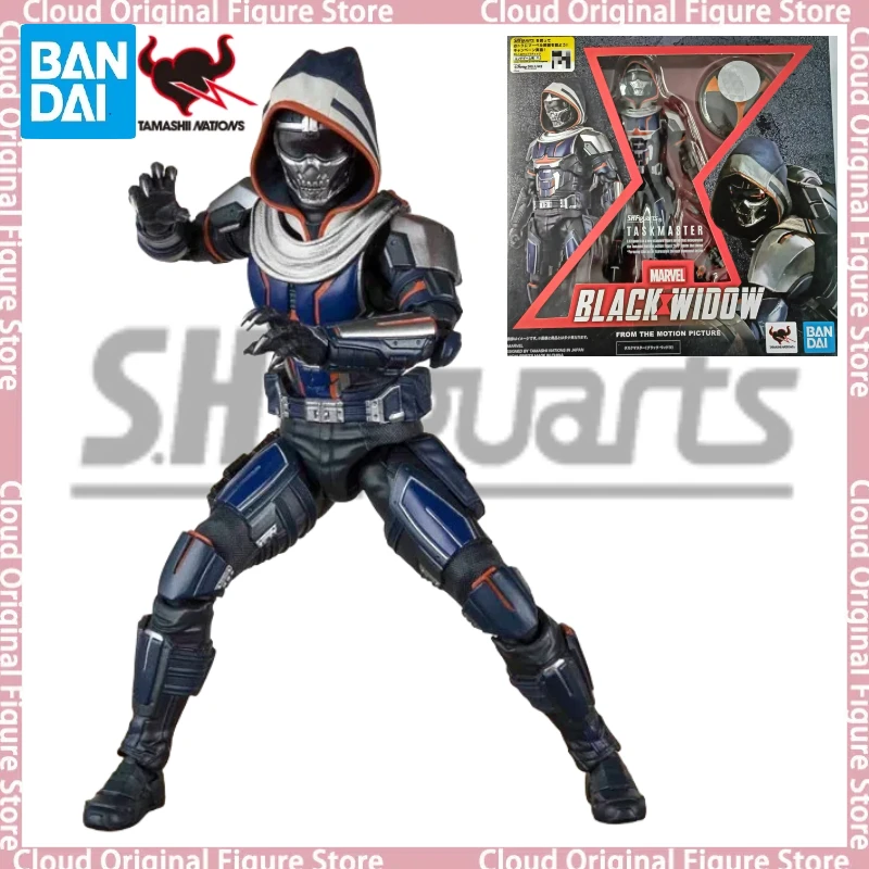 

В наличии 100% оригинальная экшн-фигурка Bandai Shf Black Widow Taskmaster, коллекционная модель, экшн-фигурка, игрушка в подарок, хобби