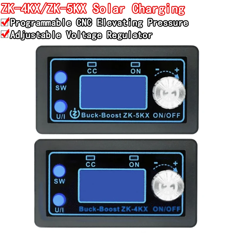 ZK-4KX ZK-5KX DCDC Buck Boost Converter CC CV 0.5-30V 4A 5V 6V 12V 24V Power Module Adjustable Regulated laboratory power supply