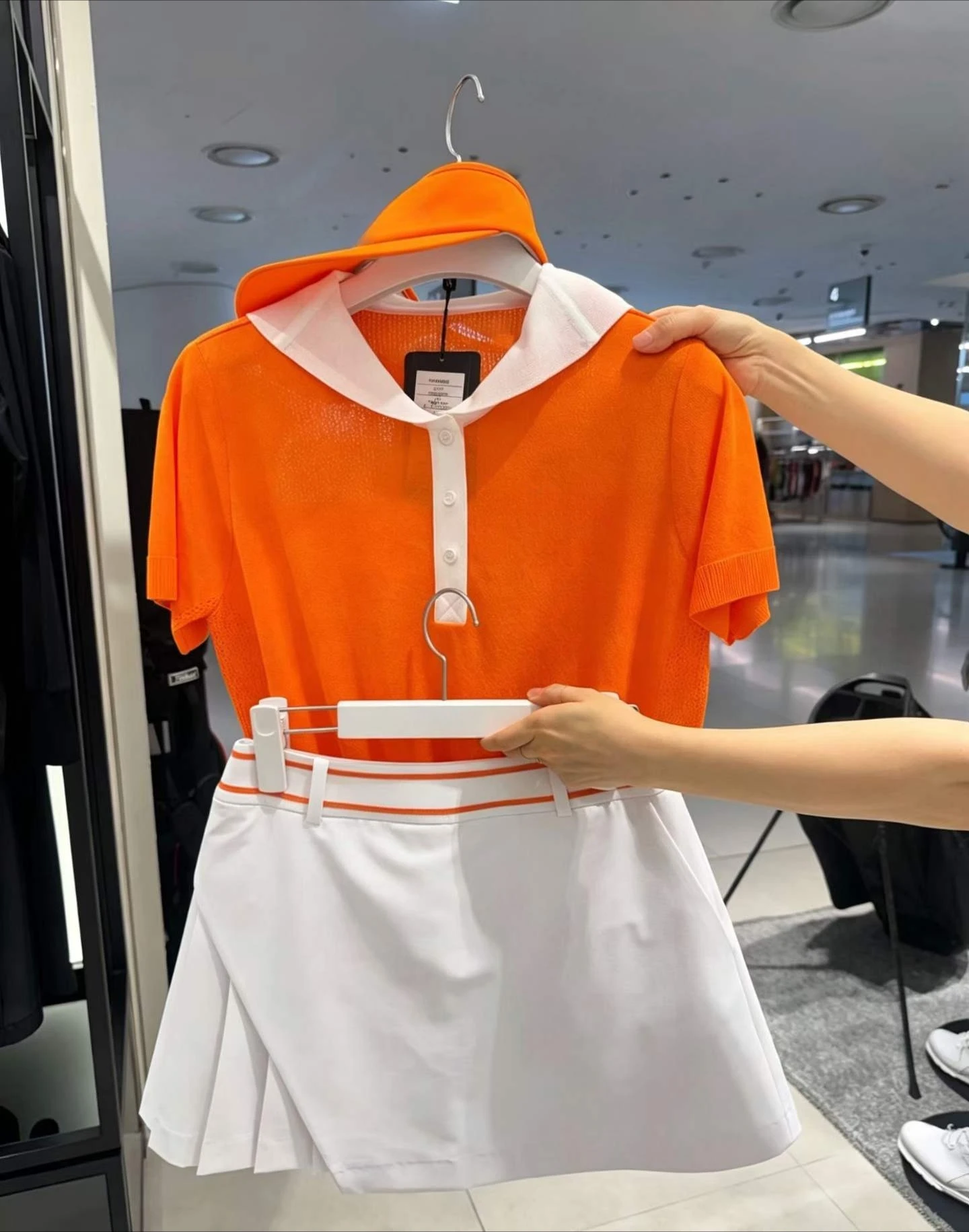 

Korean Style Ladies Golf Knit Short Sleeve T Shirt 2026 Summer New Casual Skin-friendly Elastic All-match Golf Training Wear