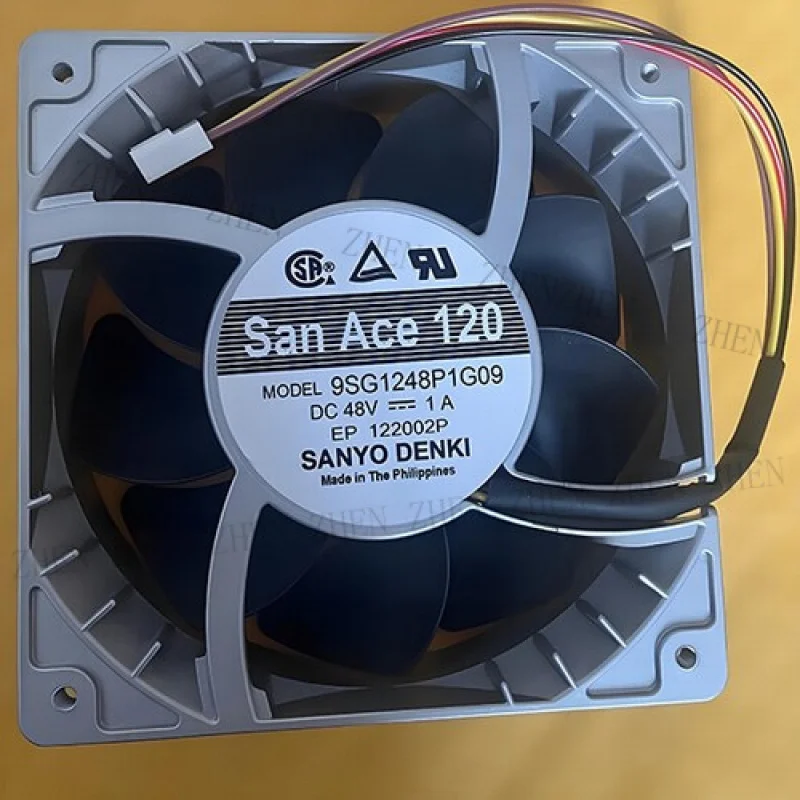

Y 1 Pc. New 9SG1248P1G09 Inverter Cooling Fan 12038 DC48V 1A 12CM 4Pin