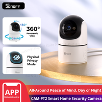 SONOFF CAM PT2 Smart Home Security Camera Smart Night Vision 360° Panoramic View Remote HD Monitoring with Real-Time Interaction