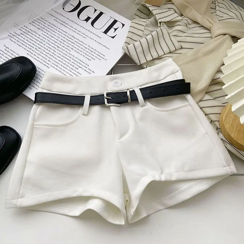 High Waist Spicy Girl Casual Shorts for Women Summer New Solid Youth All-match Temperament Black Hot Pants Fashion Trend Clothes