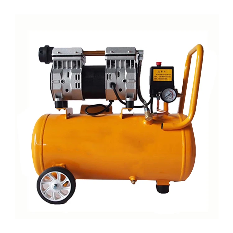 Hot Selling Oil-free Silent Bipolar Air Pump Air Compressor Auto Repair Factory Spray Paint Small High Pressure 220V Wooden Case