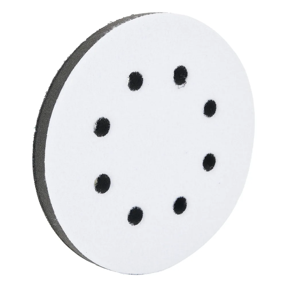 5 Inch 125mm 8 Holes Soft Interface Sanding Polishing Disc Self-adhesive Hook-Loop Backing Pad Abrasive Tools