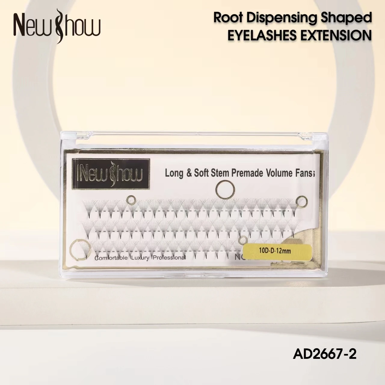 새로운 SHOW 속눈썹, 접착제 도포, 가짜 속눈썹, C/D 뒤틀림 속눈썹 클러스터