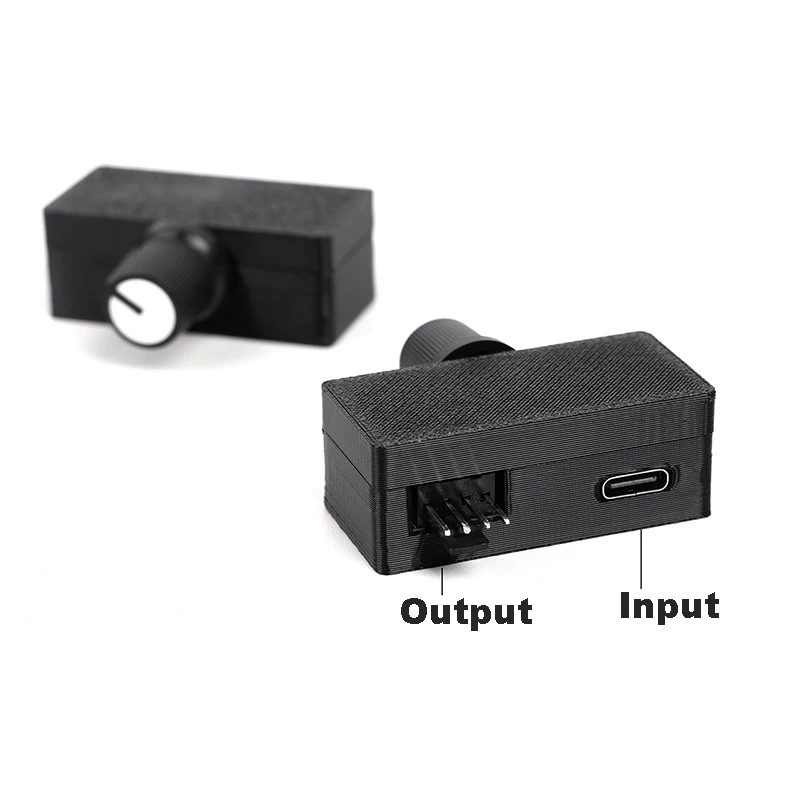 Controlador de velocidade do ventilador de 4 pinos, regulador de ventilador pwm, usb para tipo c, fonte de alimentação, radiador refrigerado a água, adaptador conversor de bomba de água