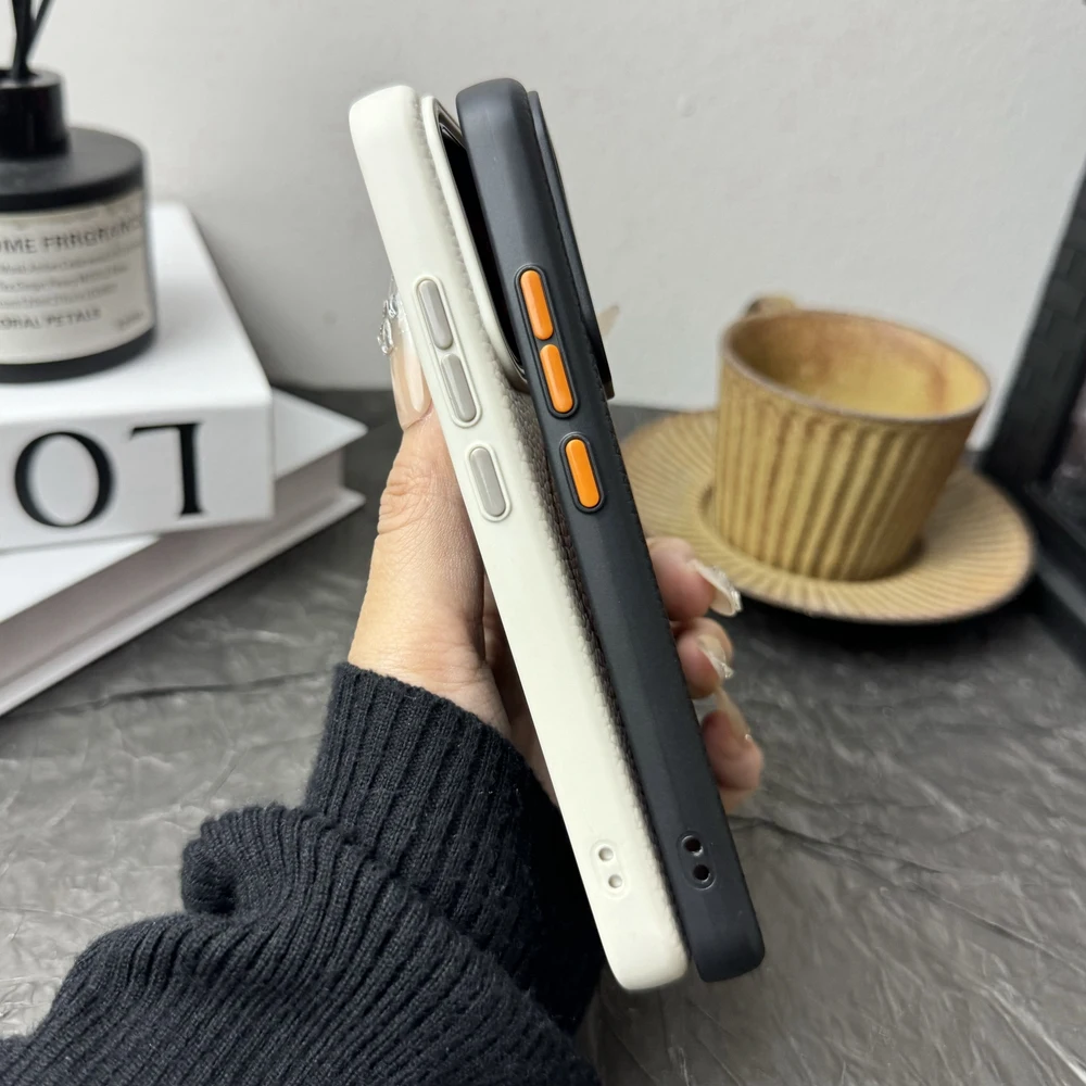 Мягкий силиконовый чехол Magsafe с узором личи для Xiaomi Mi 13 14 Ultra 15 Pro, магнитная зарядка с крышкой для ремешка