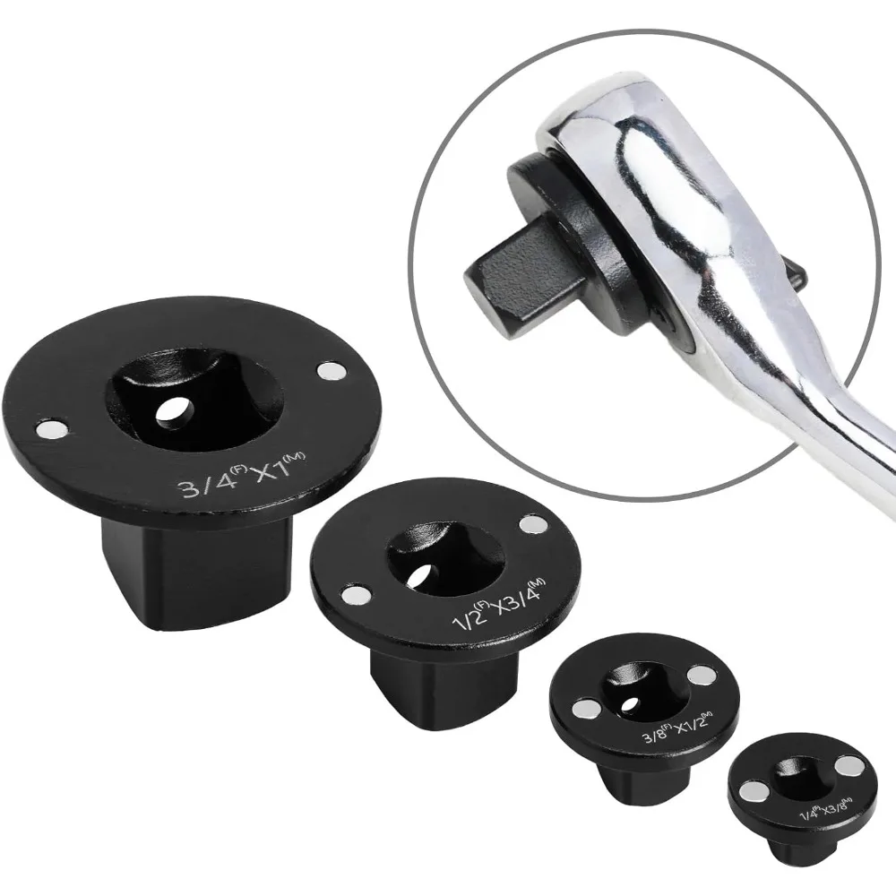 Low Profile Magnetic Impact Socket Adapter Set Ratchet Adapter Set 3/4