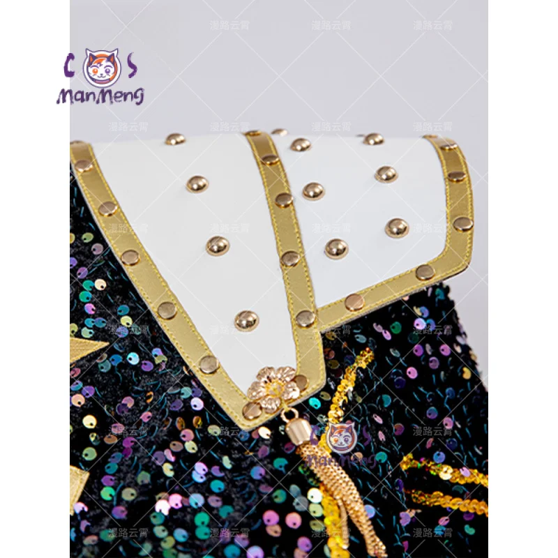 

Zoey New KPop Demon Hunters HUNTR/X карнавальный костюм, платье, куртка, аксессуары для шеи, жилет, полный комплект новой модной формы на Хэллоуин