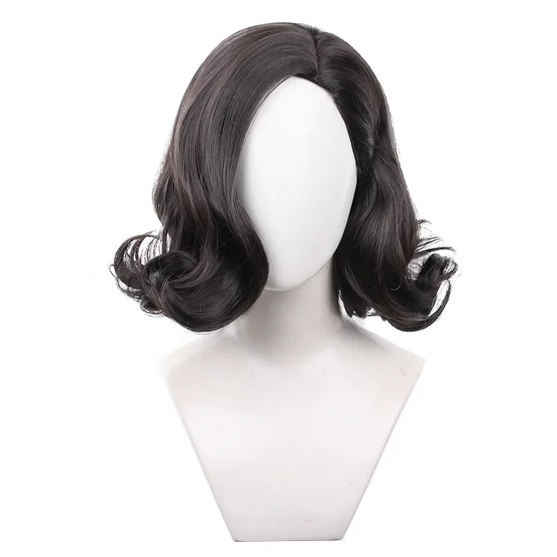 Wig Cosplay, Wig 35cm tahan panas, rambut sintetis, Wig Biohazard + topi Wig, pesta, Wig Cosplay Halloween