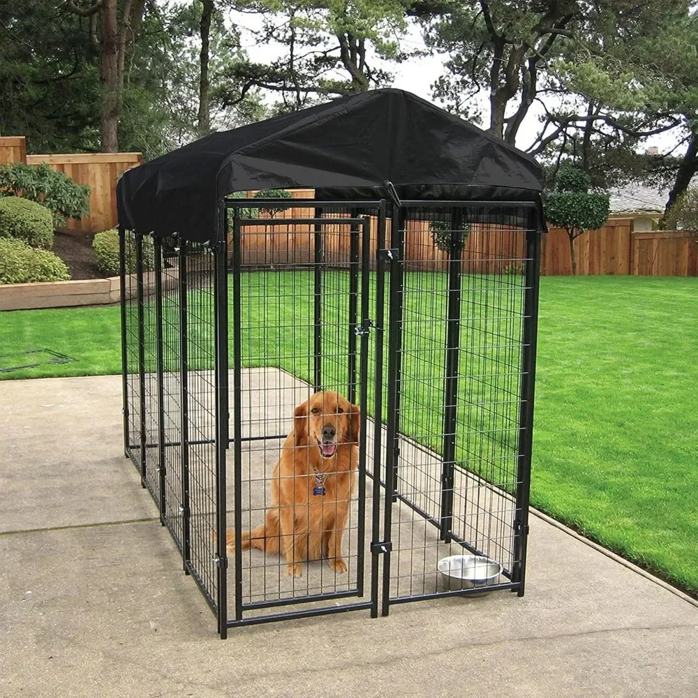 

Lucky Dog Large Welded Wire Kennel Heavy Duty Pet Dog Cage Fence Pen (Open Box)