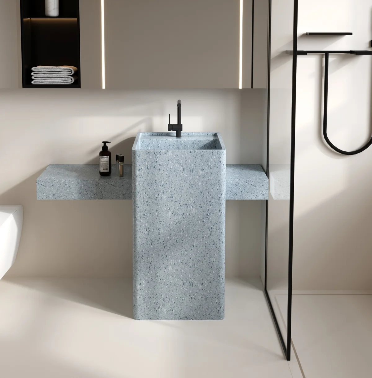 Washbasin Bathroom Cabinet Undercounter Basin Villa Hotel Washbasin Washbasin Outdoor Sink Sink Column Basin