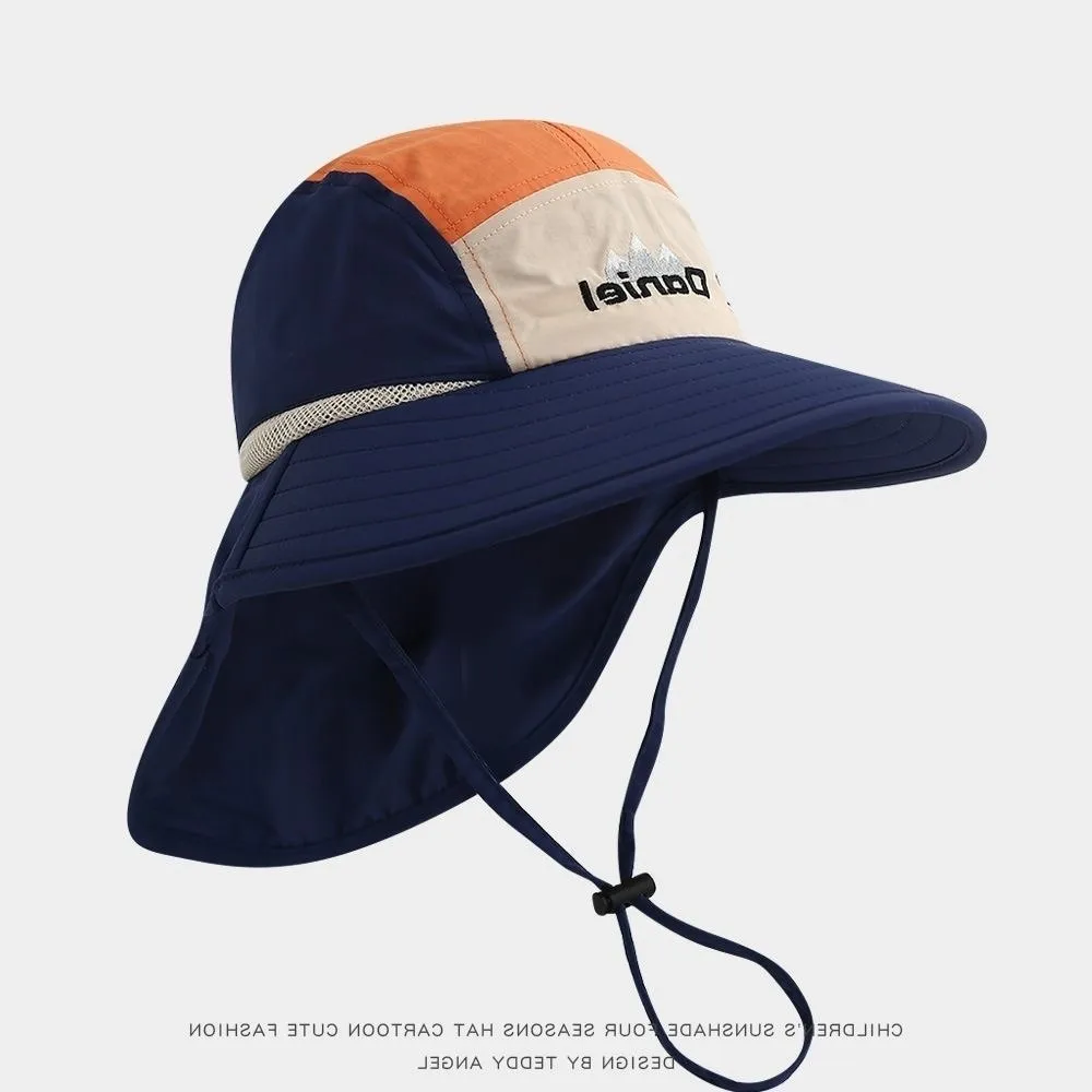 

Широкополая спортивная шляпа для активного отдыха с защитой шеи, дышащая, быстросохнущая, с УФ-защитой, для рыбалки, походов в джунглях, для мальчиков и девочек