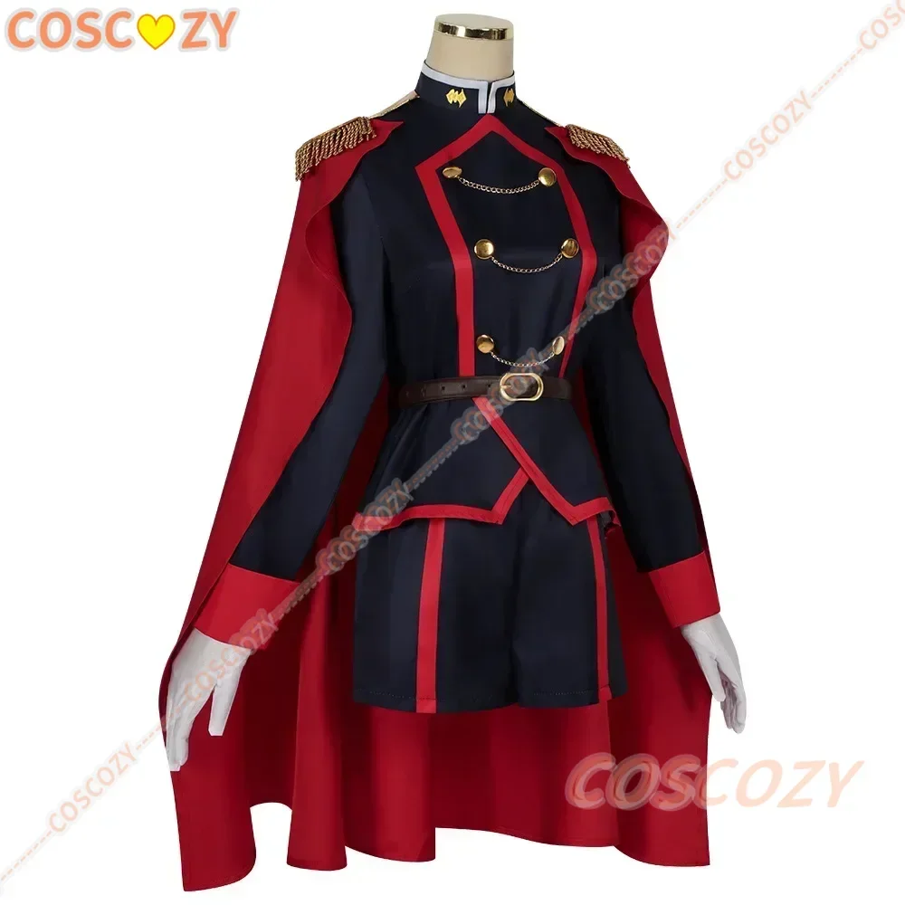 CosplayAnime Mato Seihei No Slave Ren Yamashiro 코스프레 의상 가발 Himari Azuma 유니폼 보라색 머리 체인 군인 Anti-Demon