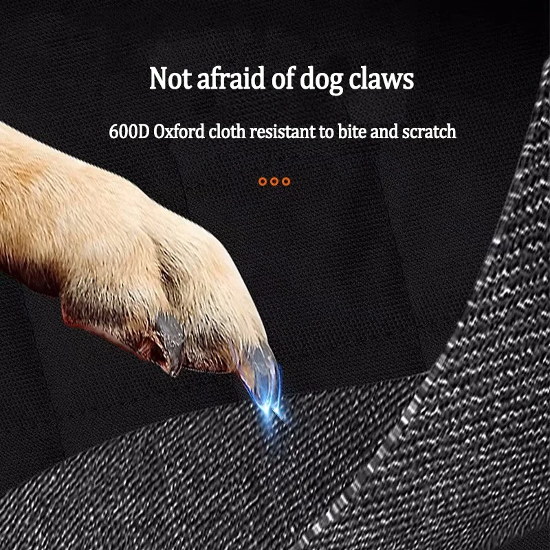 سيارة الحيوانات الأليفة حصيرة المقعد الخلفي الغطاء الواقي مقاوم للماء وسميك لمنع العض أكسفورد القماش مغلق بالكامل مكافحة القذرة حصيرة