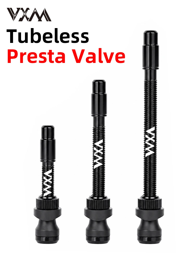 AliExpress VXM Bicycle Vacuum Tire Presta Valve Aluminum Alloy 45/65/85mm Anti-Corrosion Easy Install  Seal Road Bikes Removable Valve Core