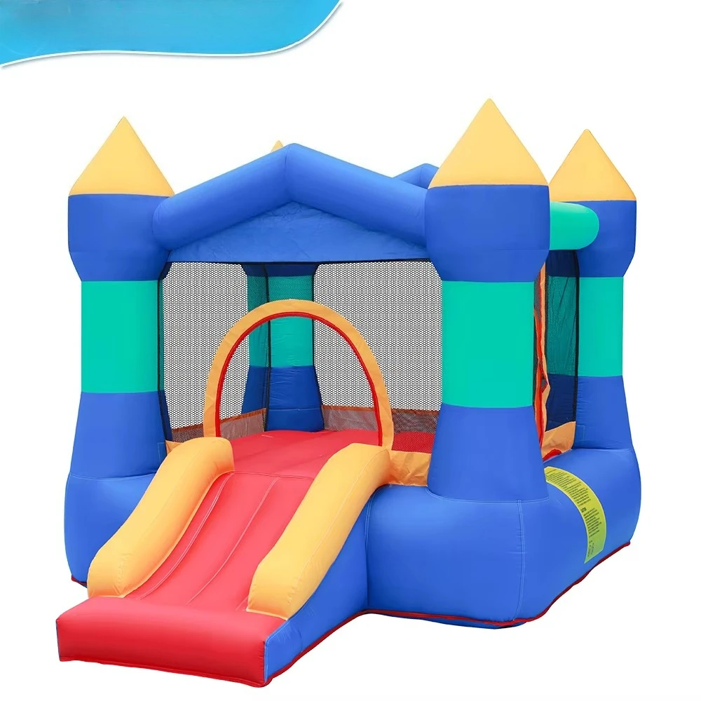 Artículos vendedores calientes Juegos al aire libre Fiesta Saltando Tobogán Castillo de aire Casa de rebote inflable