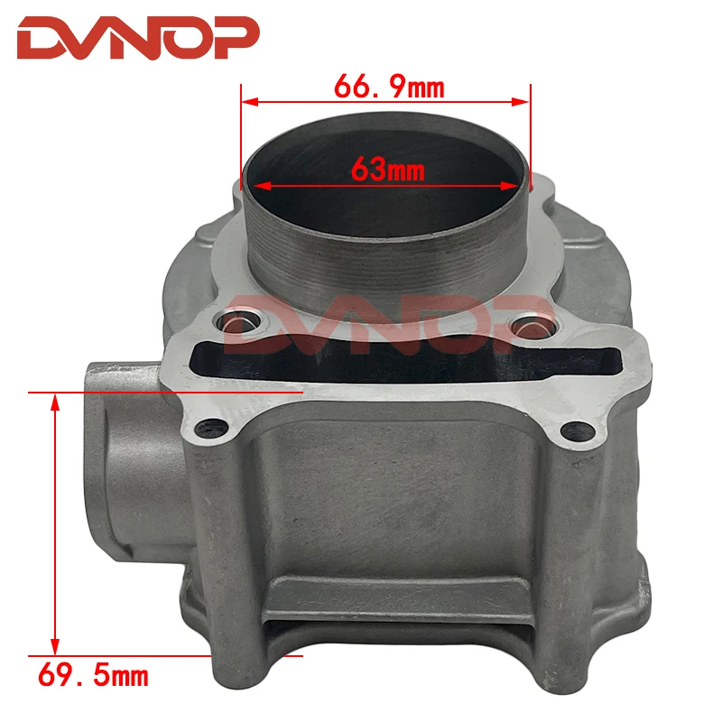 63mm Big Bore Cylinder Piston Kit for Kymco 4V Kcc Acc 150 Racing 150cc Dynamic Li G150 G5 Like150 People 150 12100-LEB1-90B
