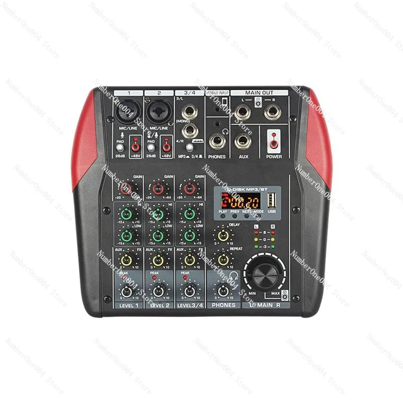 

Q4-Channel Mixer USB/Bluetooth Audio Live Streaming Recorder PC/Mobile Effects