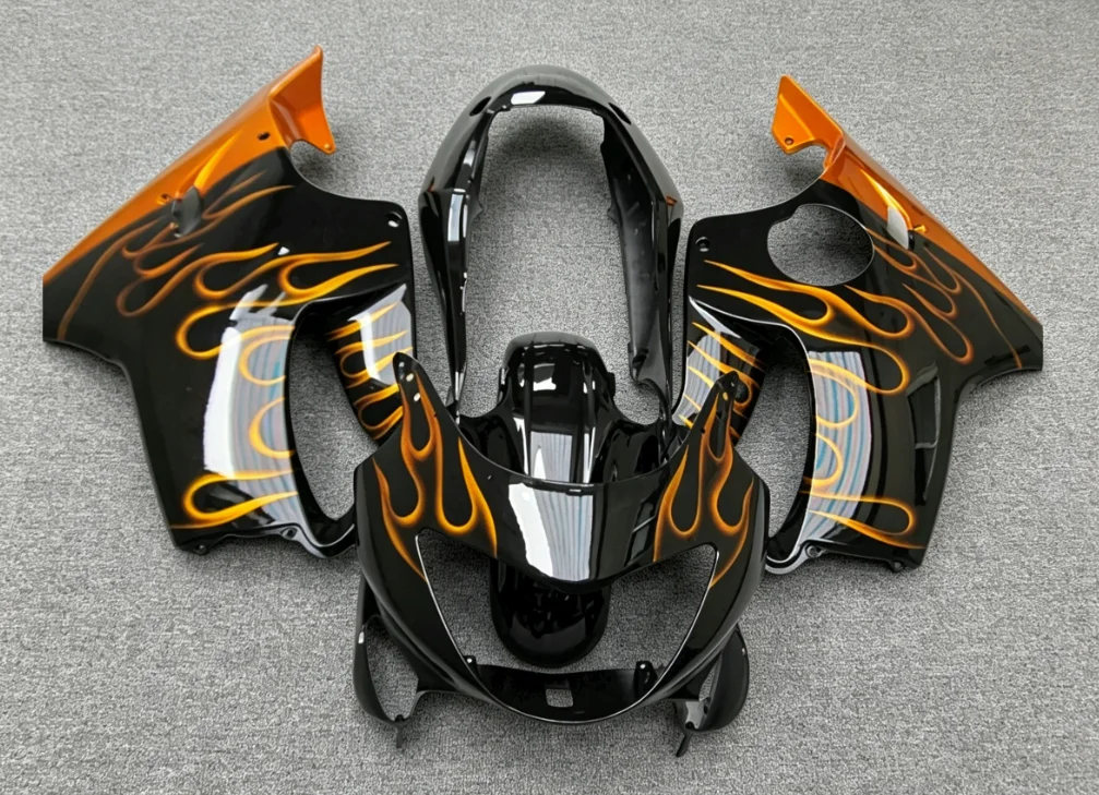 4 Gift new ABS fairing kit - suitable for Honda CBR600 F4 models from 1999 to 2000. Vehicle accessory. Customizable.
