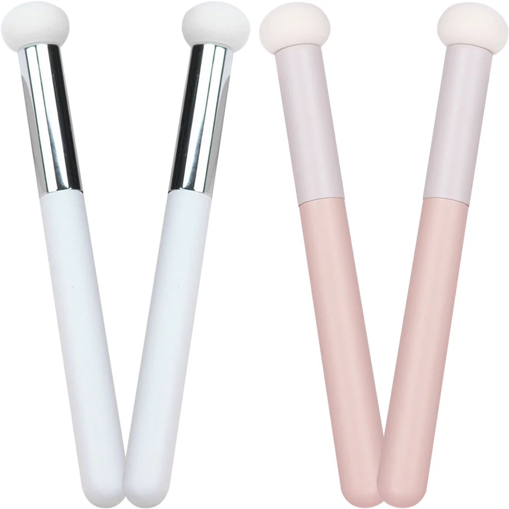 4 Stücke Pilz Concealer Pinsel Puderquaste Foundation Schwamm Make-Up Applikator Werkzeug für Make-Up Concealer Pinsel