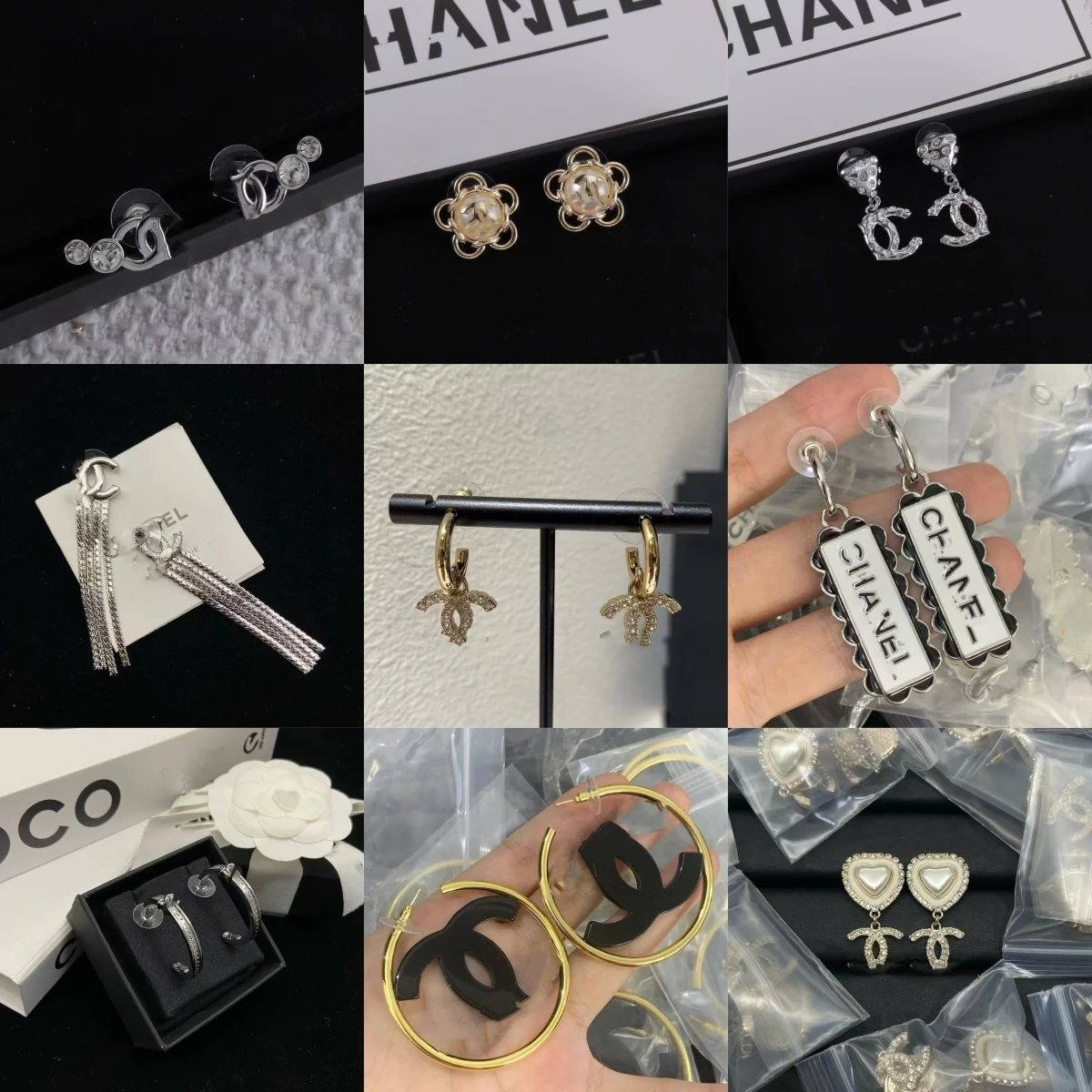 

2024 CC Light Luxury Premium Little Fragrance Lady Ins Light Luxury Exquisite Stud Earrings