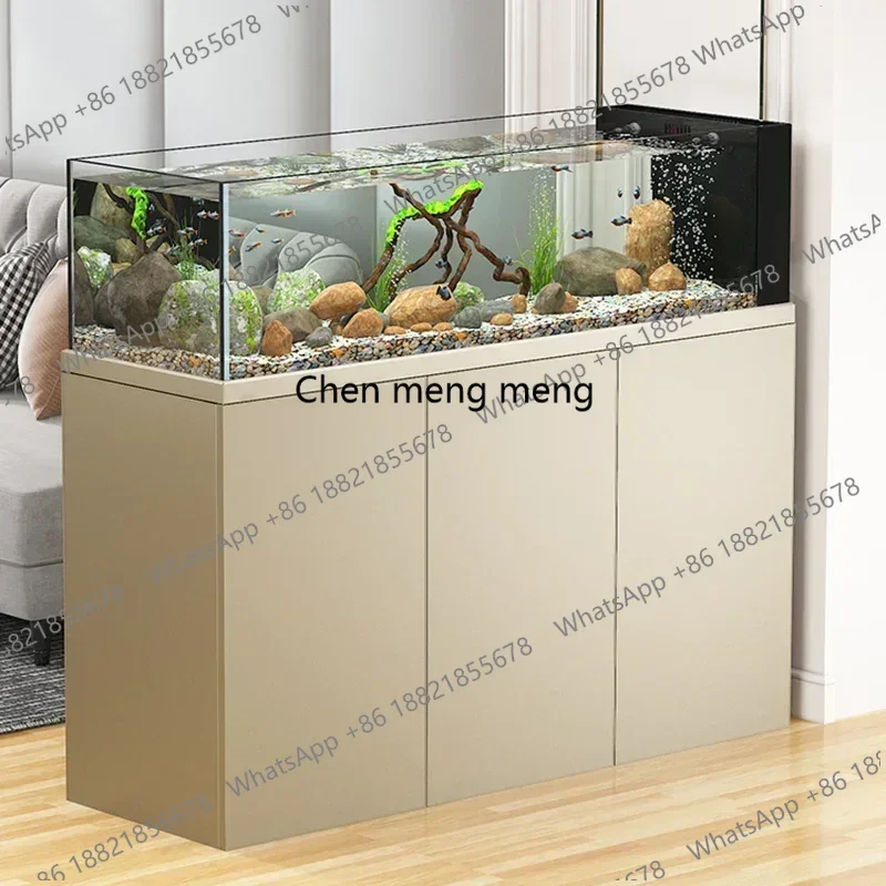 

Originality Fish Tanks Aquariums Cabinet Multifunction Living Room Luxury Aquariums Modern Arowana Pet Products Acquario