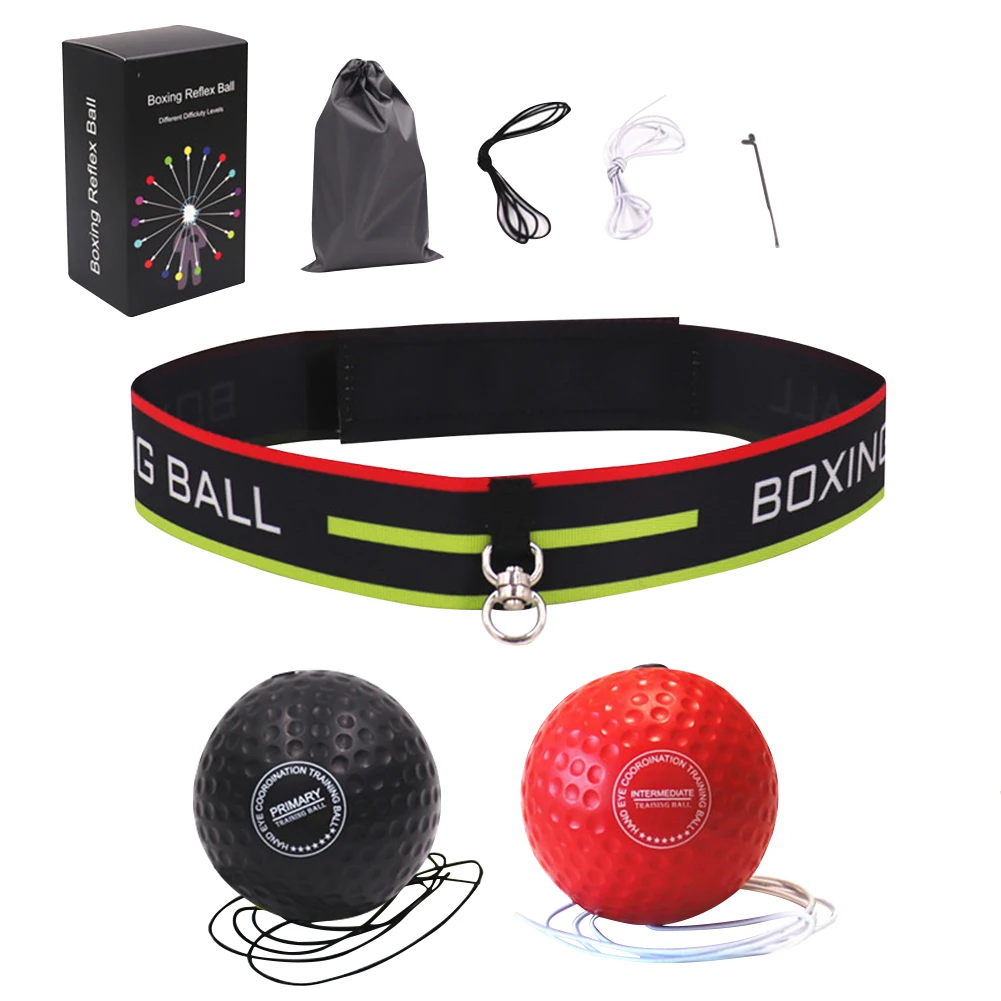 كرة الملاكمة العاكسة المثبتة على الرأس، كرة تدريب ساندا، مجموعة قابلة للتعديل، خفيفة الوزن للترفيه في الحفلات
