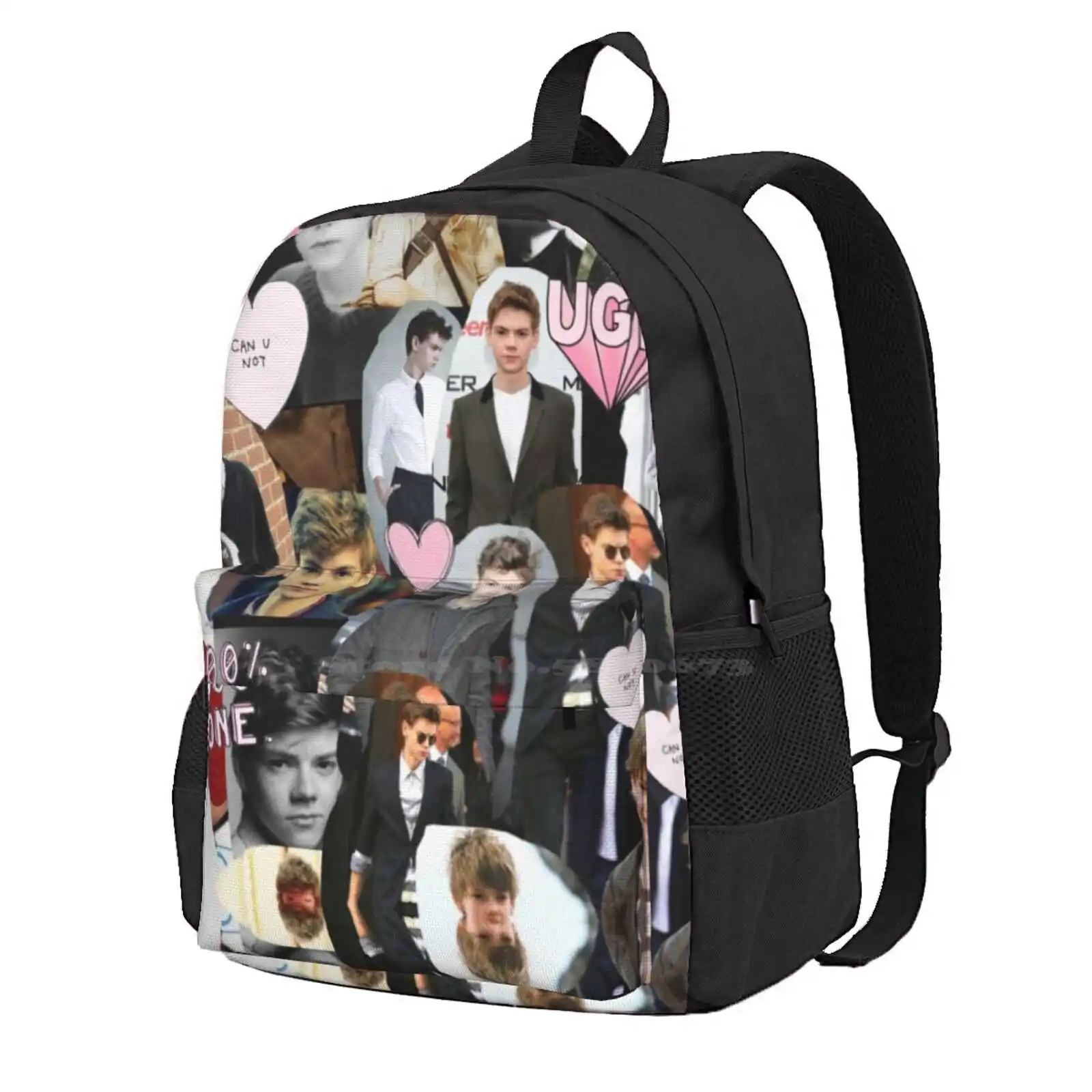 

Thomas Brodie-Sangster Collage Hot Sale Schoolbag Backpack Fashion Bags Thomas Brodie Sangster Tbs Love Actually The Maze