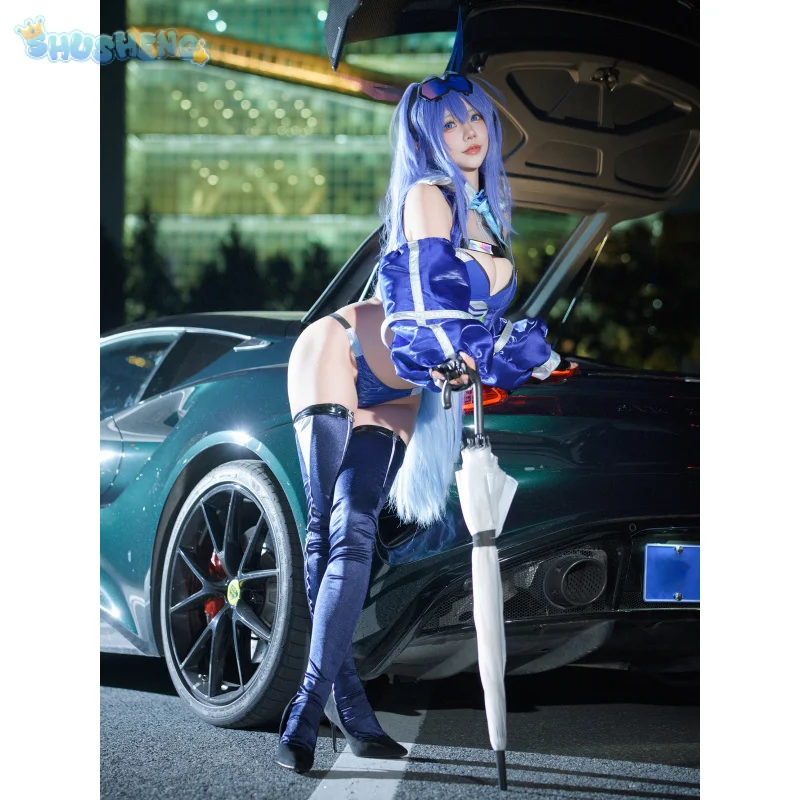 

USS Essex аниме Azur Lane косплей костюм женский сексуальный кожаный гоночный комбинезон шляпа носки перчатки Хэллоуин Рождество новая униформа