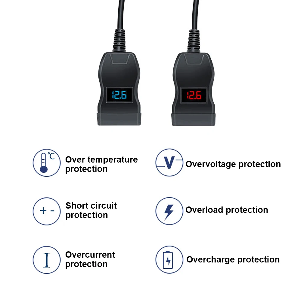 Cargador rápido Usb para motocicleta, puertos PD de carga rápida 3,0, Conector de enchufe impermeable con celda móvil