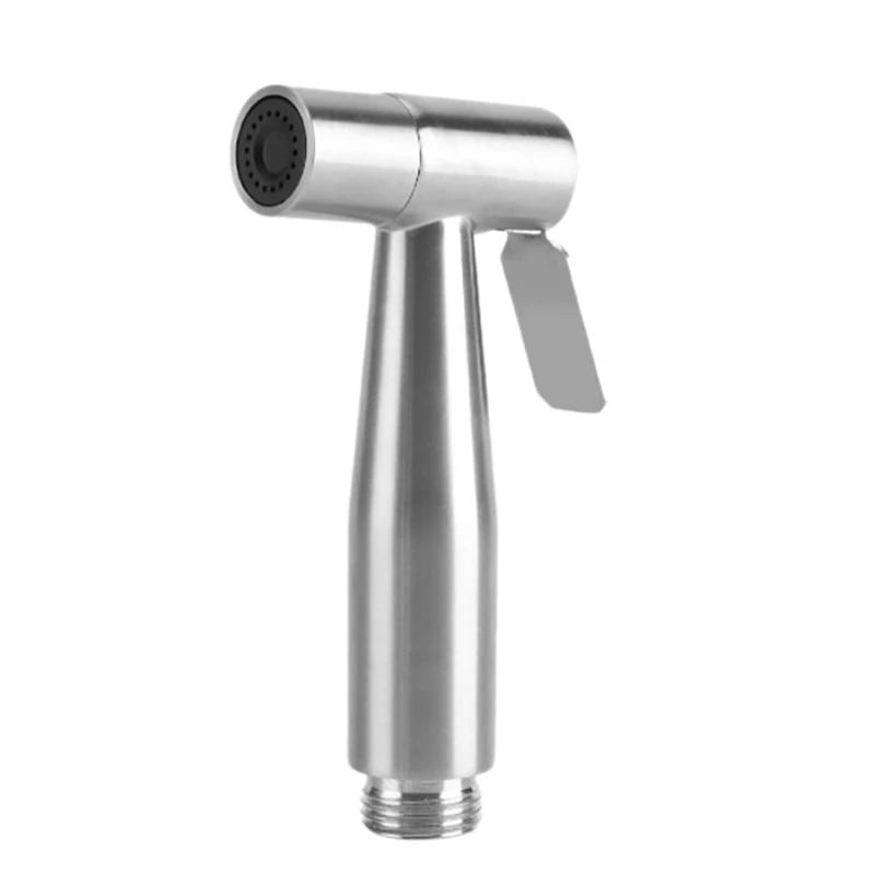 Promotion! Stainless Steel Handheld Toilet Bidet Sprayer Bathroom Shower Water Spray Head