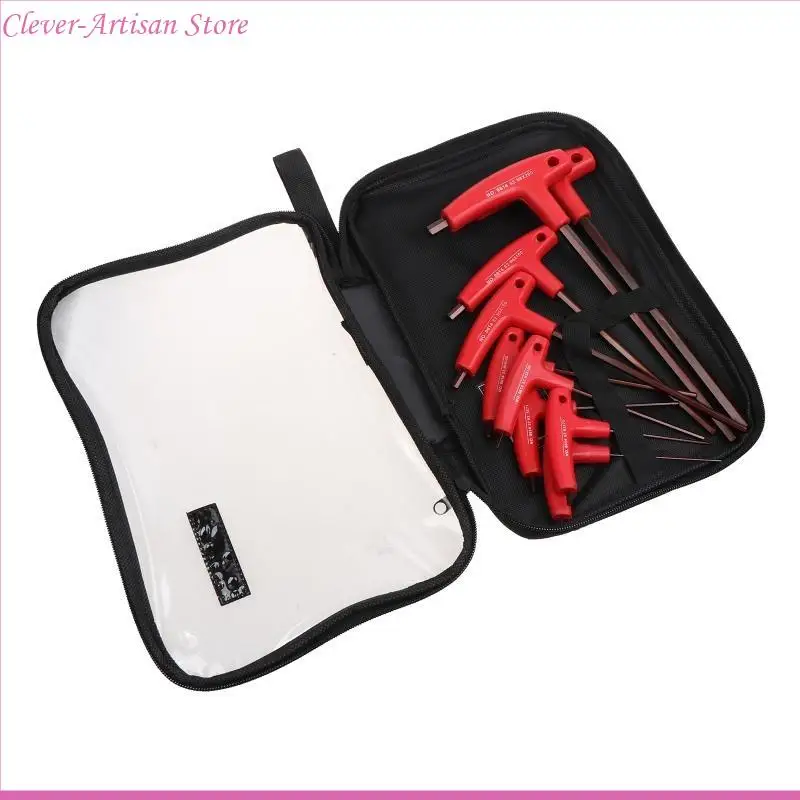 E06B 9 Pieces/Atur Tahan Tahan Untuk Set Kunci H1.5-H10 T-Handle Allen Wrench Set untuk fakta