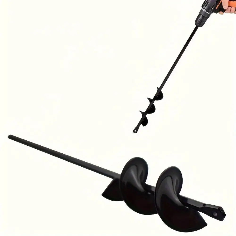 Garden Auger Bit Spiral Soil Excavator For Planting Potted Plants Fence Post Holes Gardening Labor Saving Hand Tool Gear