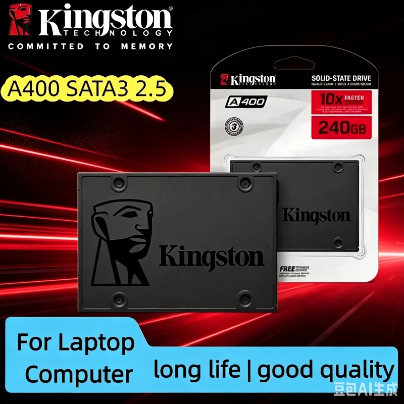 kingston-a400-25インチ-sata-iii-ssd、ノートパソコン・デスクトップpc用内蔵ソリッドステートドライブ交換用hdd