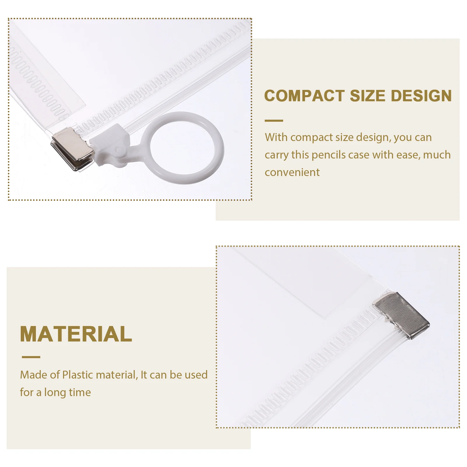 

10pcs Large Capacity File Pencil Case Stationery Organizer Portable Pen Bag Zipper Design Storage Bag For Pens Pencils
