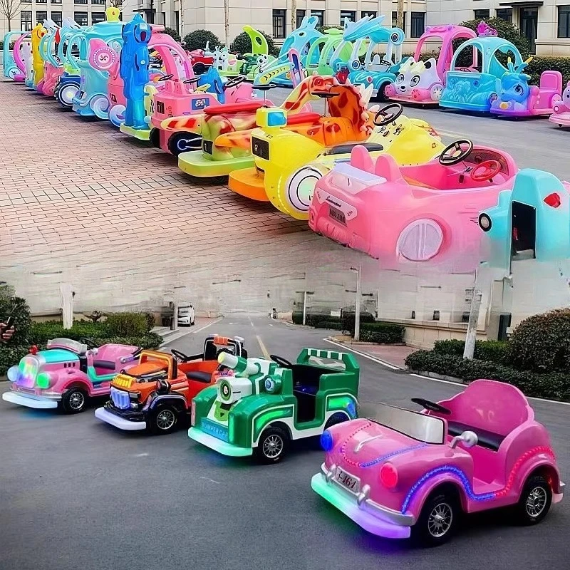 Ecological Park Children's Play Electric Bumper Car Square Parent-child Double Battery Toy Car Can Add Coin Seller