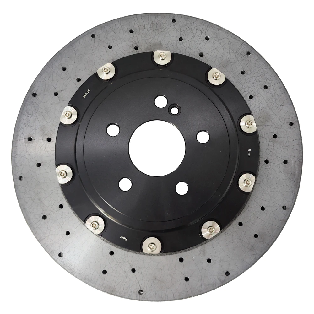 A2224232012 Rear 360mm 26mm Rear Drill Break Disk Carbon Ceramic Brake Disc Rotors For Mercedes AMG GTC 2018