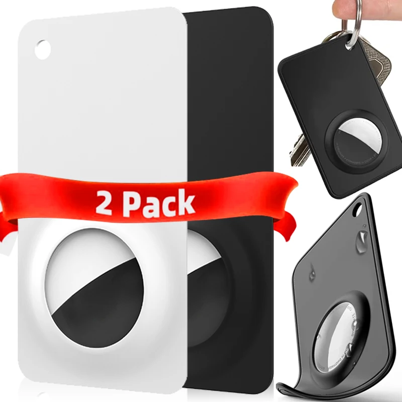 Ultra Wallet Card Holder for Air Tag Soft Silicone Protective Cover Anti-lost Card Tracker Case for Airtag Wallet Handbag Pocket